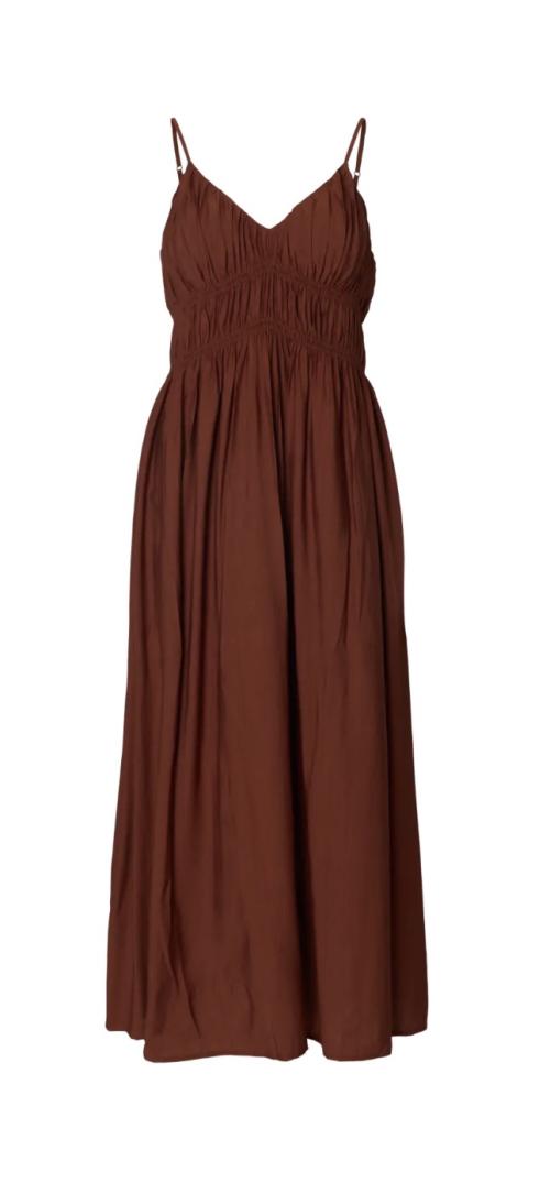 Jackie Regular Strap Ankle Dress - Cherry Mahogany