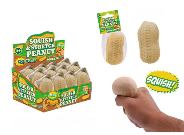 Squishy peanøtt, 11 cm - Image 3