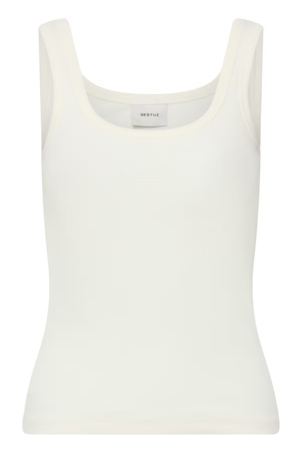 Drew Logo Top 2.0 - Egret - Image 1