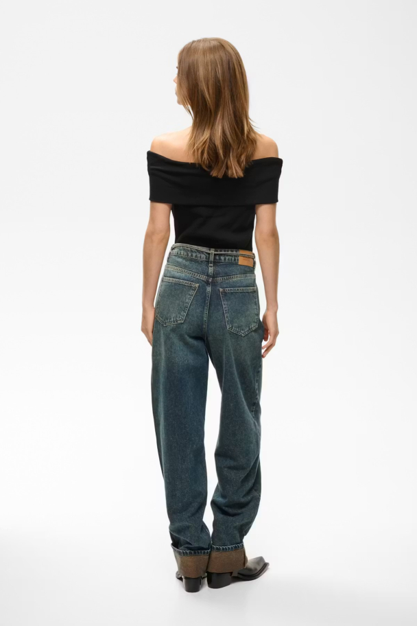 Drew Off Shulder Top - Black  - Image 2