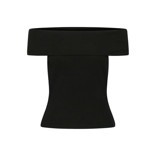 Drew Off Shulder Top - Black 