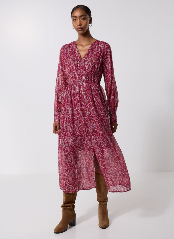 VIGanza V-neck midi dress - Image 1