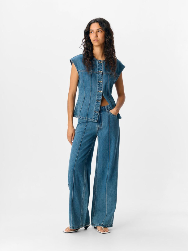 OBJMoji Divona wide jeans - Image 2
