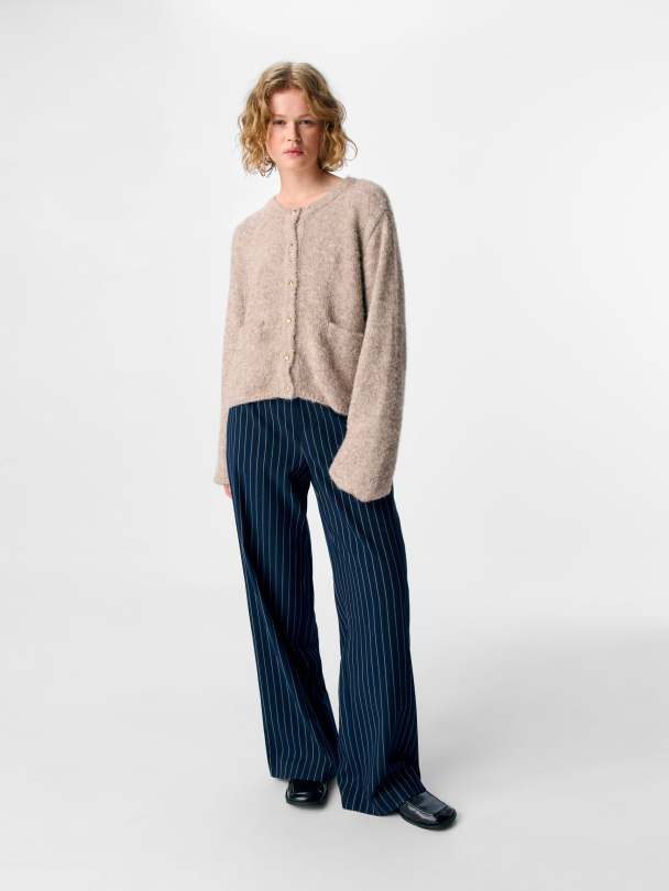 OBJLisa wide pant, blå - Image 2