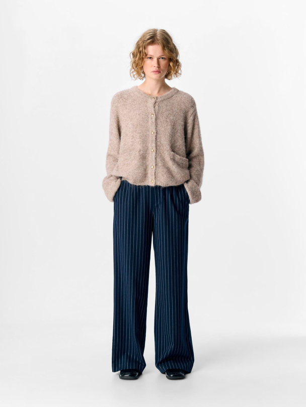 OBJLisa wide pant, blå - Image 1