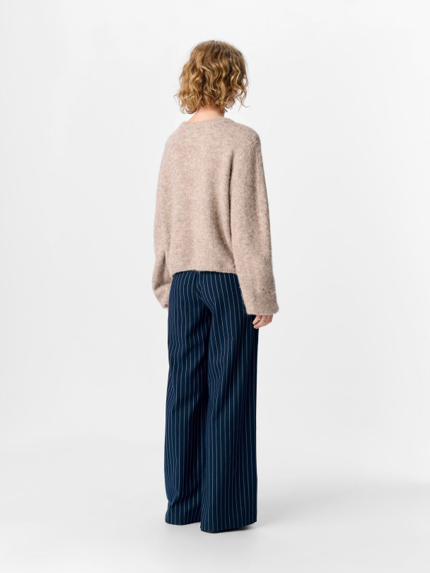 OBJLisa wide pant, blå - Image 3