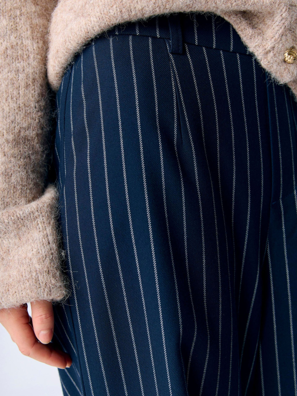 OBJLisa wide pant, blå - Image 6