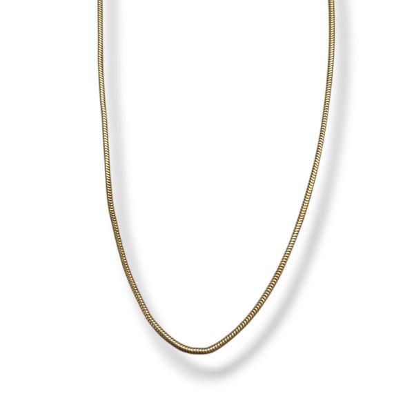 Klosterfoss Vintage - Halskjede Slange 1,4mm 585