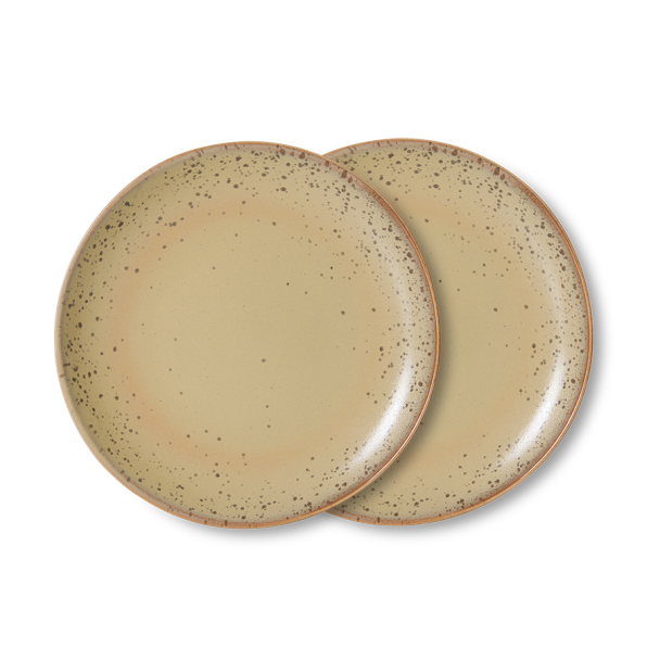 70s Ceramics: Side Plate, Grit  - Image 1