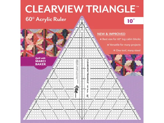 10in Clearview Triangle Ruler # 20329
