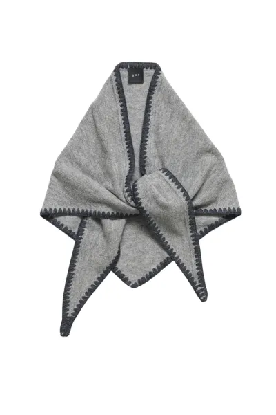 MINA STICHED MERINO SCARF