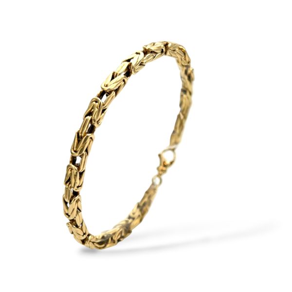 Klosterfoss Vintage - Armb&aring;nd, kongelenke 585, 4,5mm