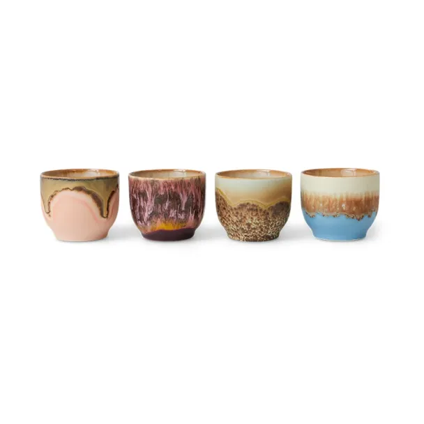 70s Ceramics - Café Cups Lagoon - Image 2