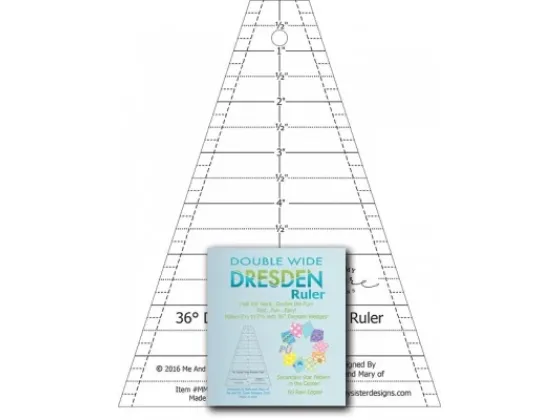 Double Wide Dresden Ruler - 36 graders wedge  MMS20160513