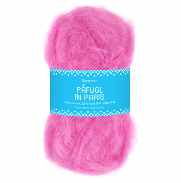 Påfugl in Paris - 7951 - Fuchsia - Image 1