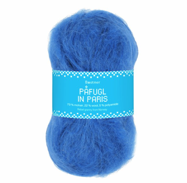 Påfugl in Paris - 5437 - Royal Blue - Image 1