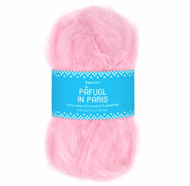 Påfugl in Paris - 4612 - Soft Pink - Image 1