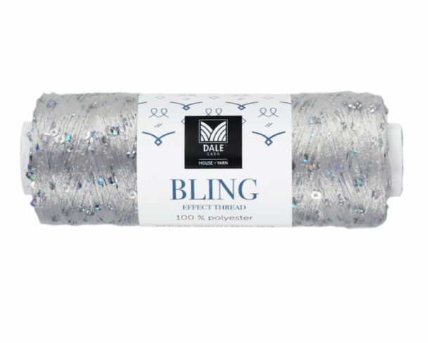 Bling Effekttråd - Grå - Image 1