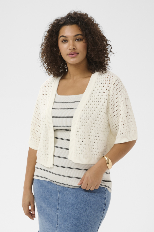 Kaffe Curve Silje heklet cardigan - Image 1