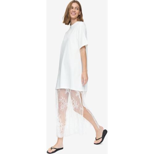 Cambria T-Shirt Dress White