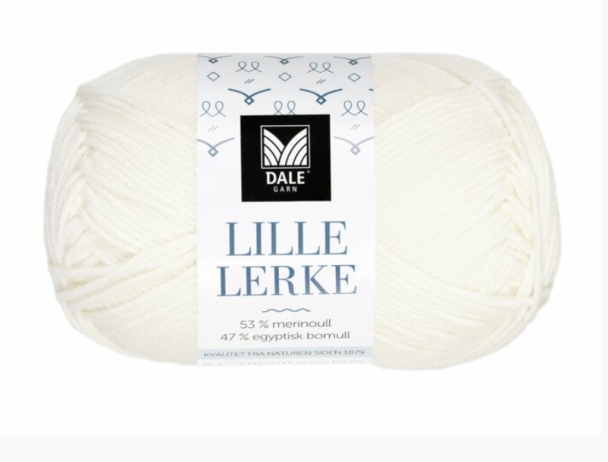 Lille Lerke - 0017 - Halvbleket Hvit - Image 1