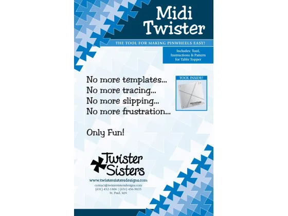Midi Twister Pinwheel Template # MIDITWISTER