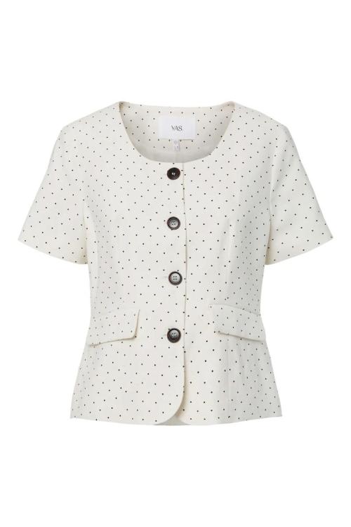 Dotly Blazer - Star White/Black 