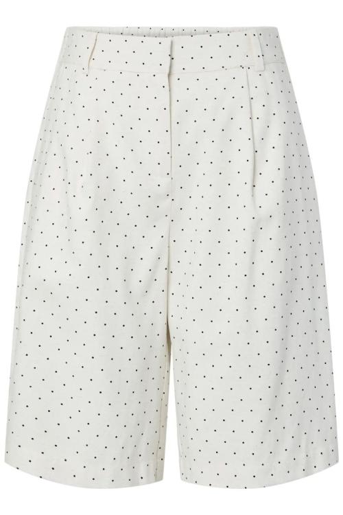 Dotly Long Shorts - Star White/Black 
