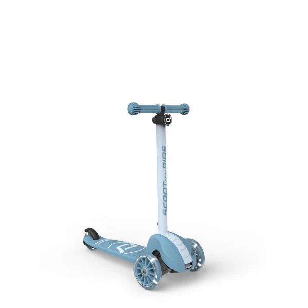 Sparkesykkel, Highwaykick 3 LED Steel - Scoot and Ride