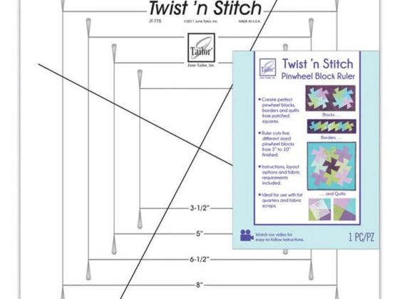Twist N Stitch Ruler by June Taylor  JT-775