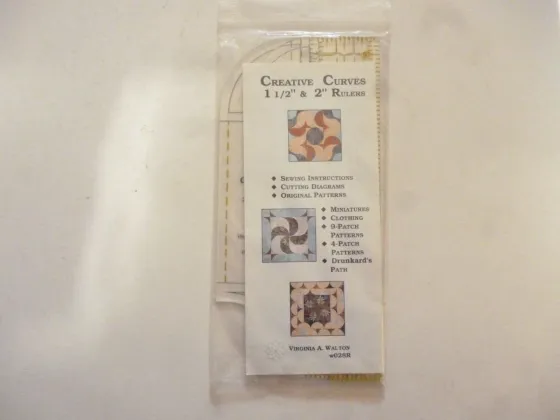CREATIVE CURVES RULER 1 1/2" & 2" RULERS  W28R
