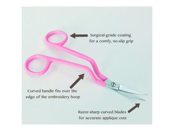 Machine Embroidery Scissors by Pickle Pie Designs