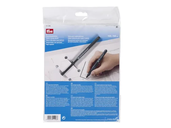 M&oslash;nsterfolie plast med pen 1 x 1,5 m  611298