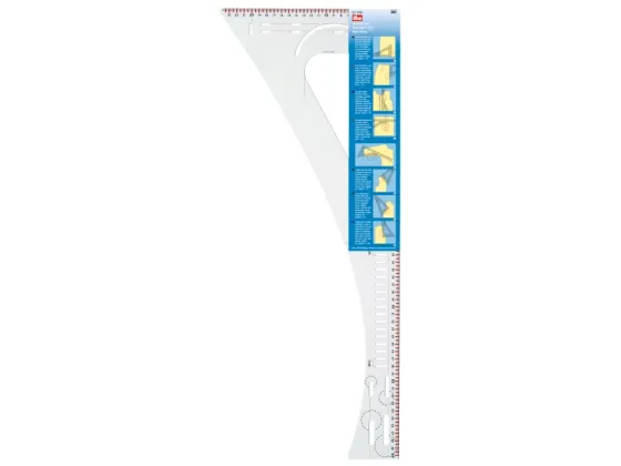 Skr&aelig;ddervinkel transparent 60,5 x 24,5 cm  611499