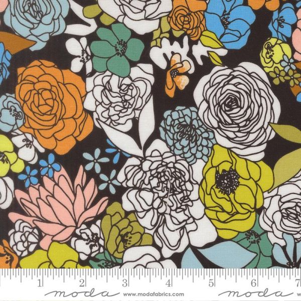 True To Hue Black As Night 11560 12 Moda  50cm