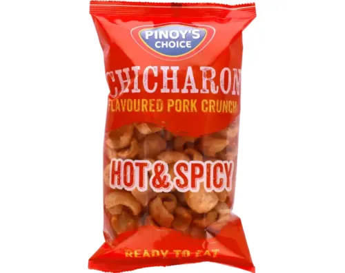 PINOY’S CHOICE CHICHARON (PORK CRUNCH) HOT & SPICY 100g (UK)
