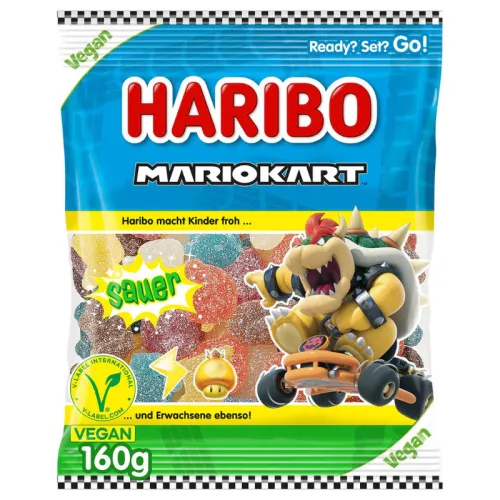HARIBO MARIO KART SOUR VEGGIE LIMITED EDITION 160g