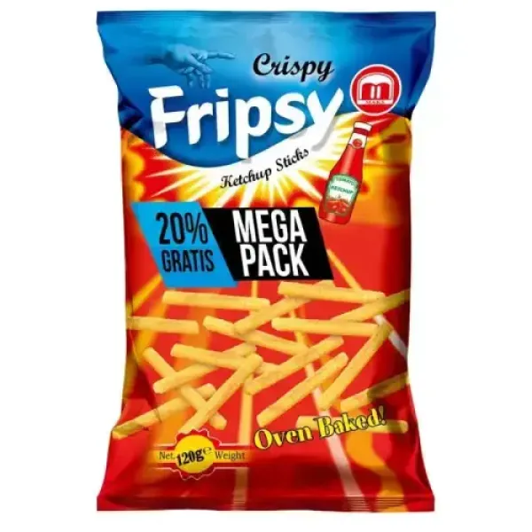 FRIPSY KETCHUP STICKS 120g