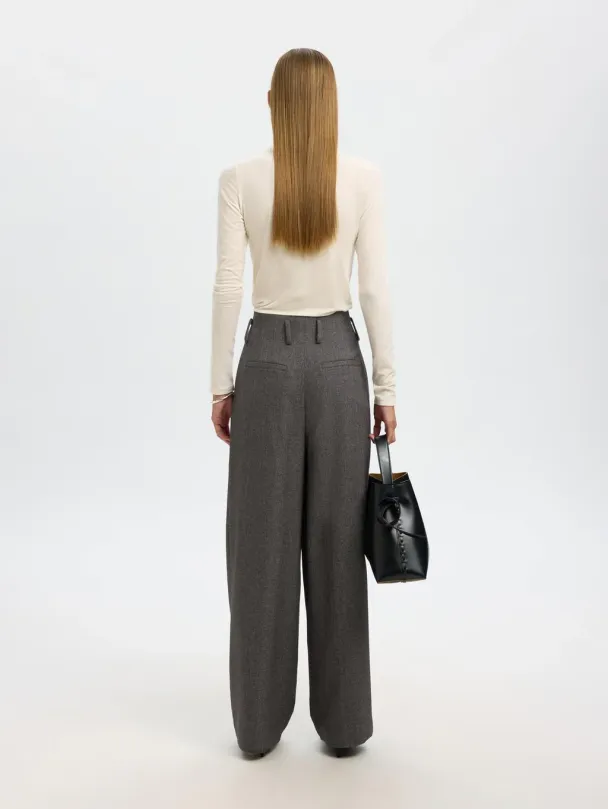 Wide Camilla Pant - Black Structure - Image 2