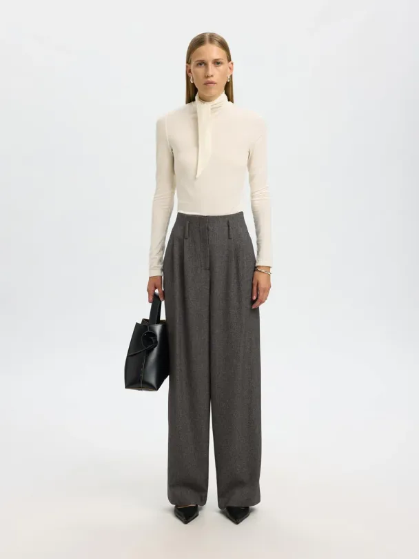 Wide Camilla Pant - Black Structure - Image 3