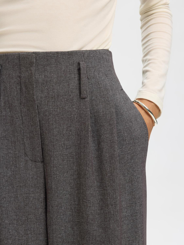 Wide Camilla Pant - Black Structure - Image 4