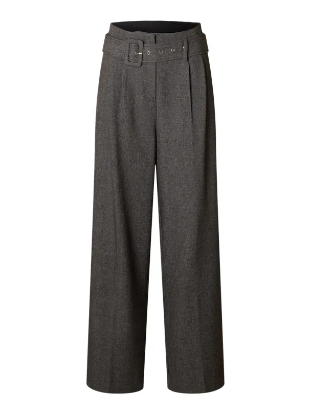 Wide Camilla Pant - Black Structure - Image 5