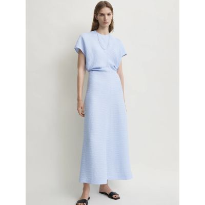 Slouch Waist Dress Sky