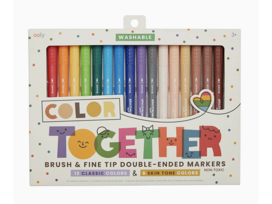 Dobbeltsidige tusjer 18pk - OOLY