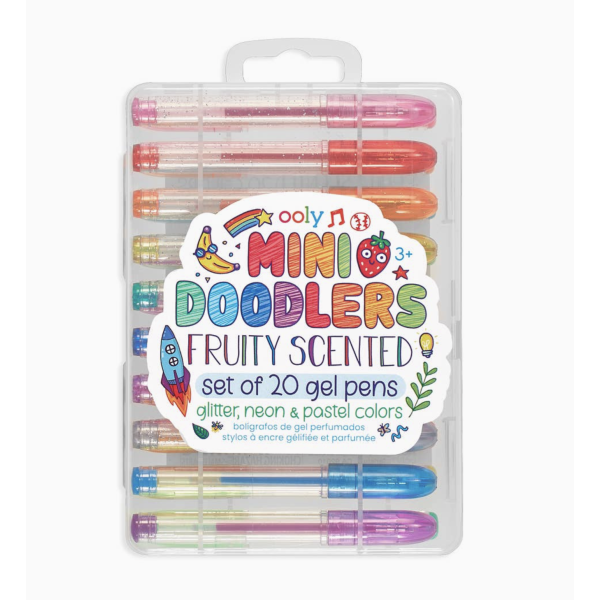 Mini Doodlers: Fruity Scented Gel Pens, 20pk - OOLY