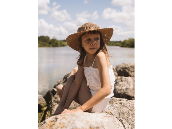 Fenjo Beach Hat, Oxford Tan - Lil' Atelier