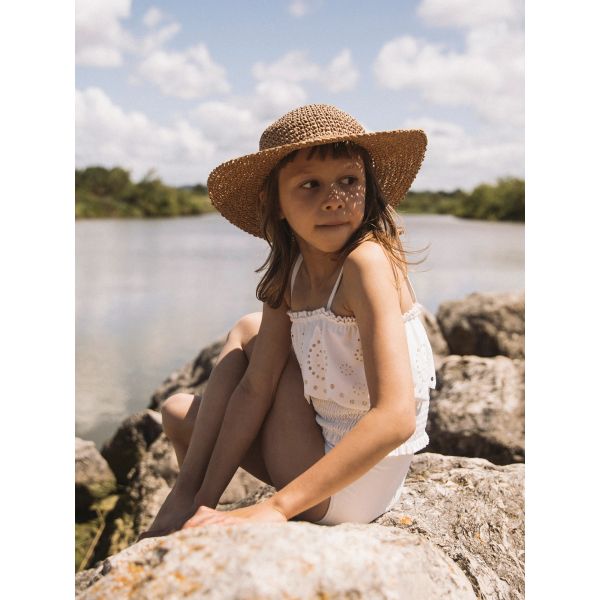 Fenjo Beach Hat, Oxford Tan - Lil' Atelier