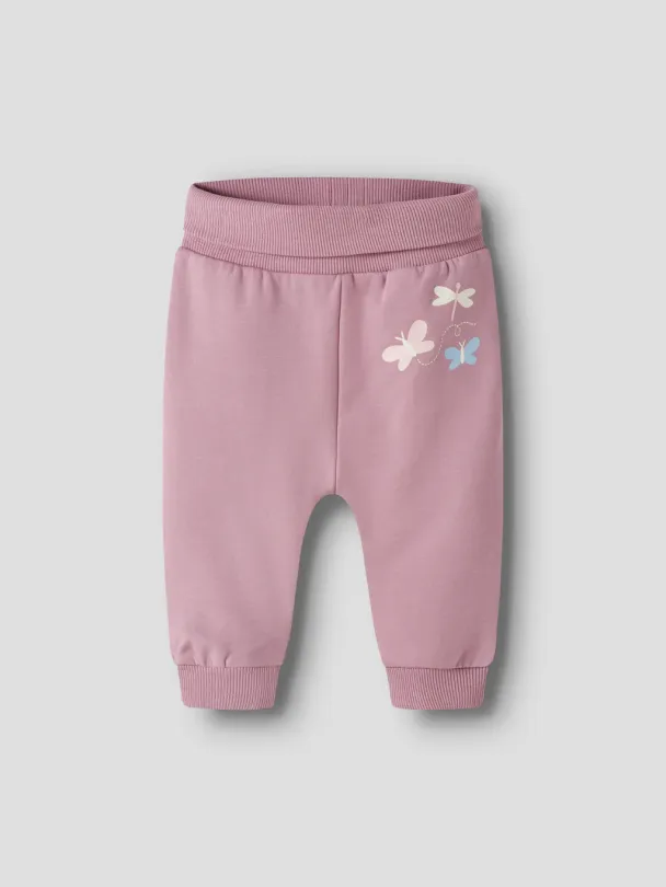 NBFVrillie joggebukse, lilla - Image 1