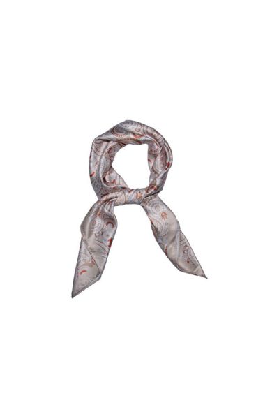 Skjerf Firkantet Paisley Beige 772312