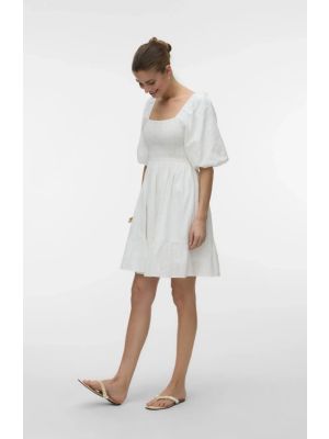 AW Julie 2/4 short dress white